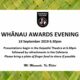 Whānau Awards next Thursday Evening.